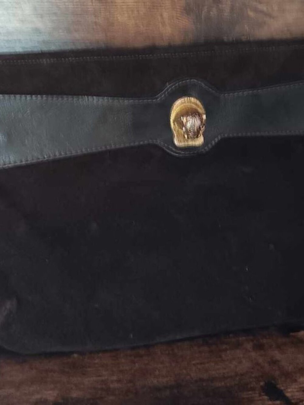Vintage Mardane USA Suede Leather Clutch